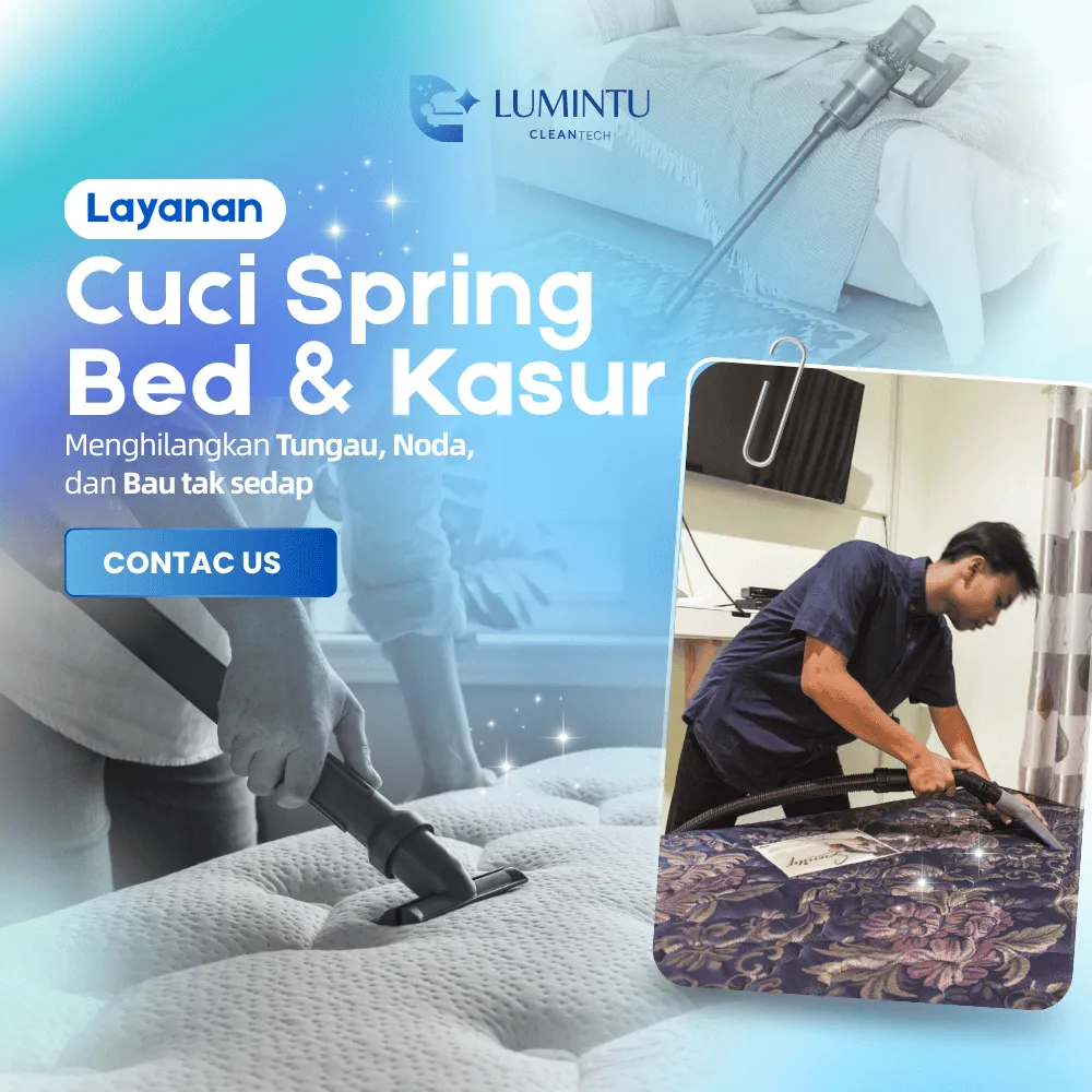 Cuci Spring Bed & Kasur